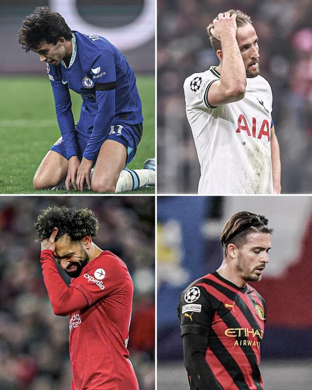 钱都白花了？欧冠淘汰赛首轮4支英超球队无一胜绩！